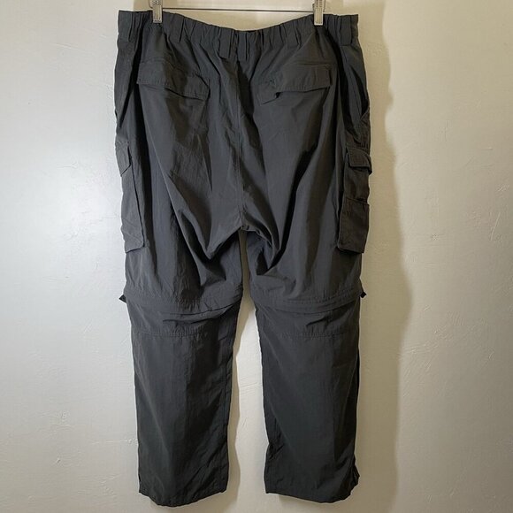 REI Co-op Bundle 2 Convertible Pants Mens XXL x 27” Gray & Tan Hiking Travel - Picture 3 of 12